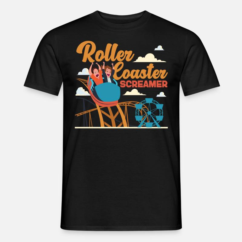Roller Coaster Roller Coaster - T-shirt homme - noir