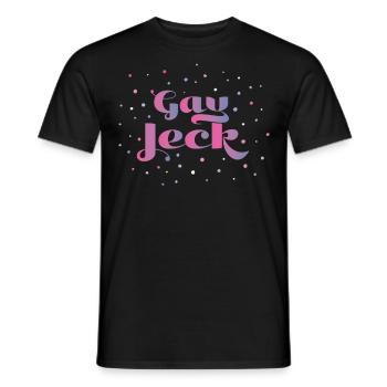 Gay Jeck LGBTQ Community Karneval 5. Jahreszeit - Männer T-Shirt - Schwarz - Vorne - AI Model Male 178 light (178cm)