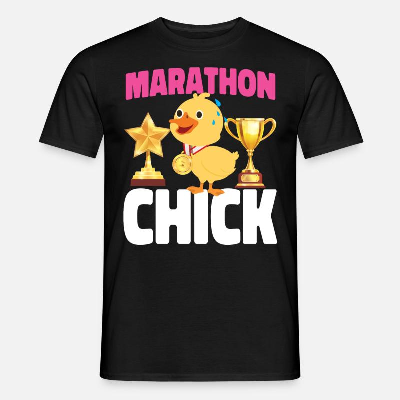 Running Runner Half Marathon - Männer T-Shirt - Schwarz