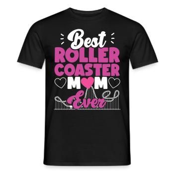 Montagnes russes Maman Mère Meilleur - T-shirt homme - noir - Devant - AI Model Male 178 light (178cm)