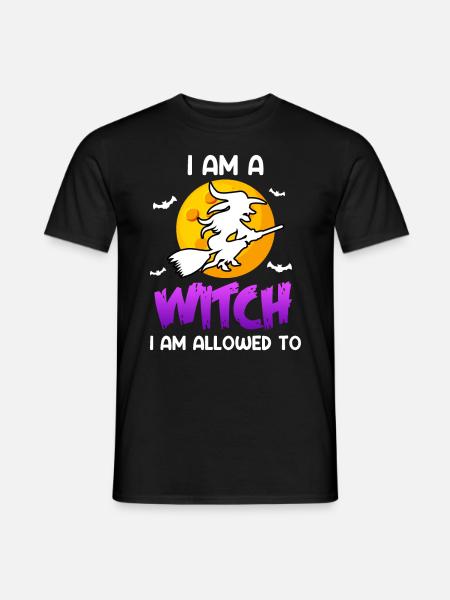 Halloween Witch - Men's T-Shirt - black