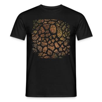 Gifarre Girafe Fourrure Safari Costume Costume Carnaval - T-shirt homme - noir - Devant - AI Model Male 178 light (178cm)