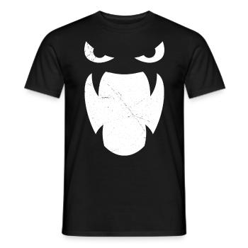 Scream Maske Halloween - Männer T-Shirt - Schwarz - Vorne - AI Model Male 178 light (178cm)