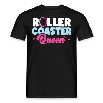 Roller Coaster Roller Coaster - Men's T-Shirt - black - Front - AI Model Male 178 light (178cm)
