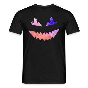Masque effrayant Halloween - T-shirt homme - noir - Devant - AI Model Male 178 light (178cm)