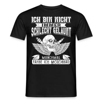 Motorcycle Motorcycling Motorcyclists - Men's T-Shirt - black - Front - AI Model Male 178 light (178cm)