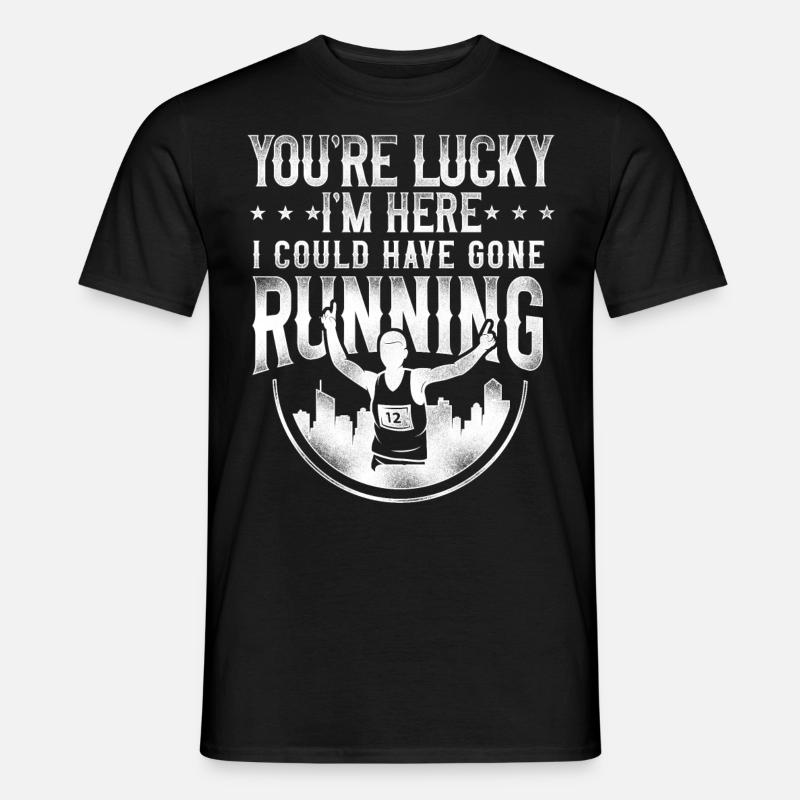 Running Runner Half Marathon - Men's T-shirt - black