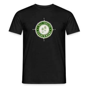 Je survivrai partout - T-shirt homme - noir - Devant - AI Model Male 178 light (178cm)