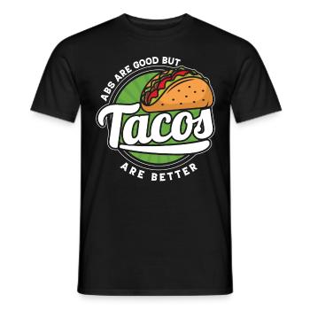 Mexicain Tacos Food Lifestyle Lifestyle - T-shirt homme - noir - Devant - AI Model Male 178 light (178cm)