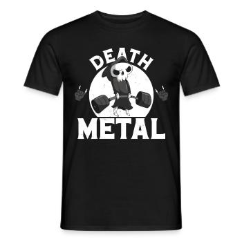 Punk Emo Styles Gothic Goth Kleidung Skelett Gesch - Männer T-Shirt - Schwarz - Vorne - AI Model Male 178 light (178cm)