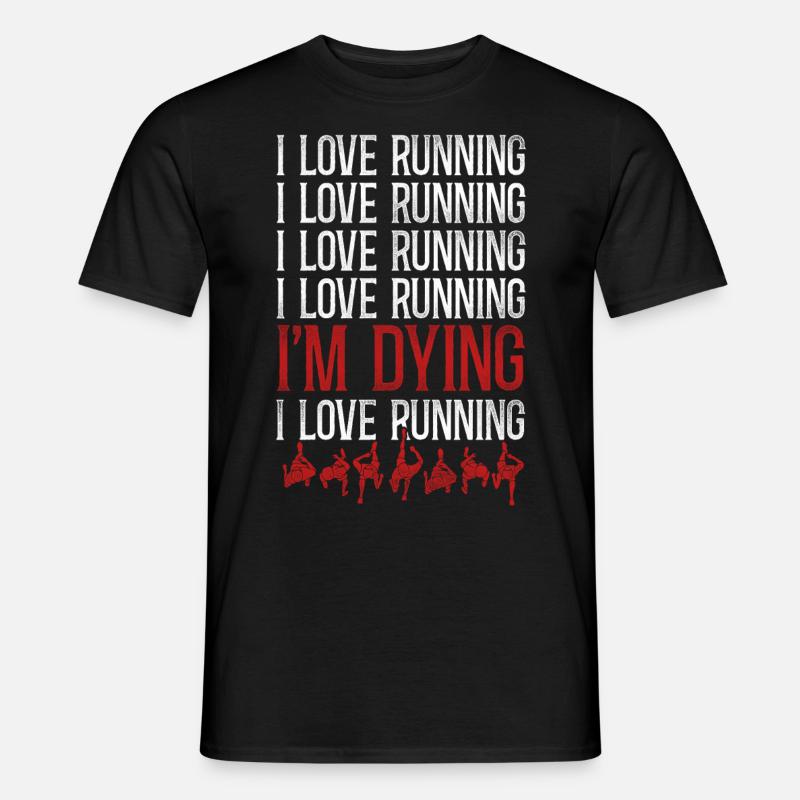 Running Runner Half Marathon - Männer T-Shirt - Schwarz