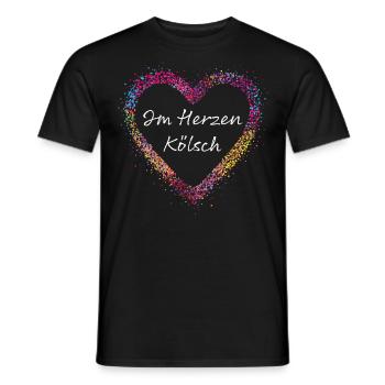 Kölsch Köln Kölle Cologne Colonia Karneval - Männer T-Shirt - Schwarz - Vorne - AI Model Male 178 light (178cm)