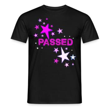 Bestanden - Männer T-Shirt - Schwarz - Vorne - AI Model Male 178 light (178cm)