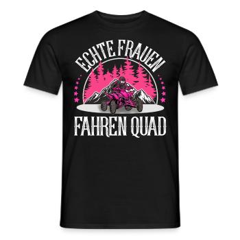 Quad ATV Offroad Quadfahrer - Männer T-Shirt - Schwarz - Vorne - AI Model Male 178 light (178cm)