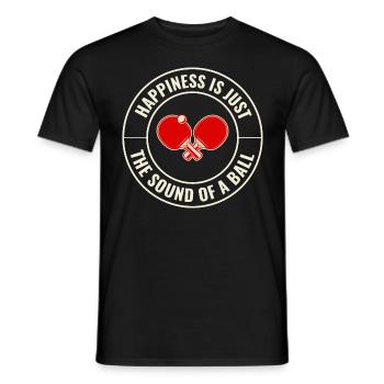 Ping Pong Master Entraîneur de Tennis de Table Paddle Player - T-shirt homme - noir - Devant - AI Model Male 178 light (178cm)