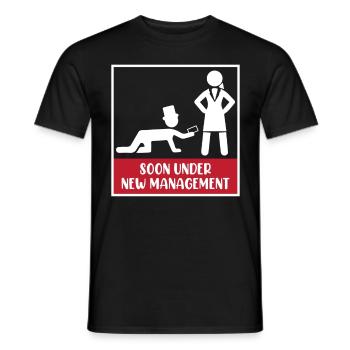 Husband Groom Bachelor Party - Men's T-Shirt - black - Front - AI Model Male 178 light (178cm)