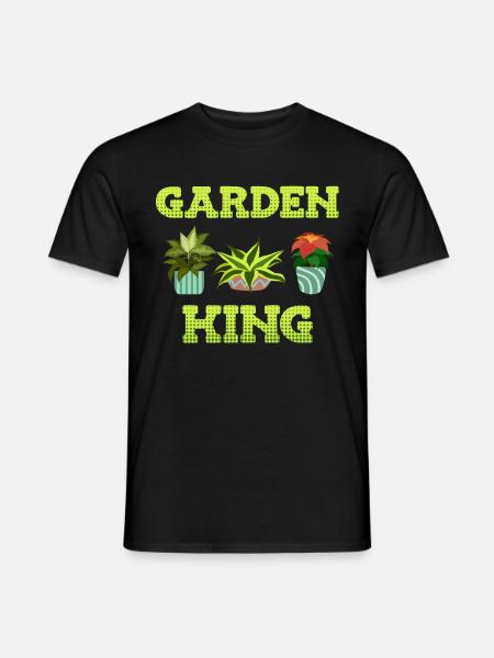 Garden King Garden Boss Allotments - Men's T-Shirt - black