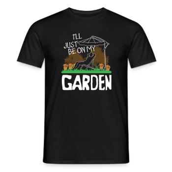 Garden Relaxation Relax Gift Quote - Men's T-Shirt - black - Front - AI Model Male 178 light (178cm)