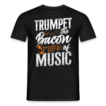 Trumpet Player Vintage Trumpet The - Männer T-Shirt - Schwarz - Vorne - AI Model Male 178 light (178cm)