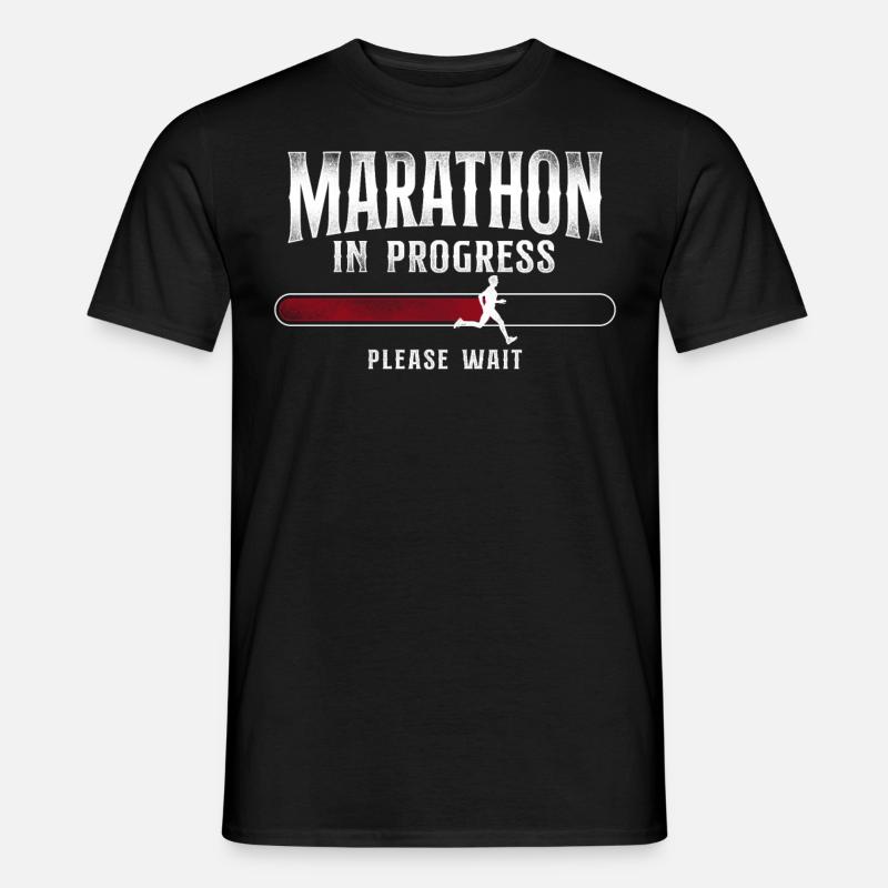 Running Runner Half Marathon - Men’s T-shirt - black