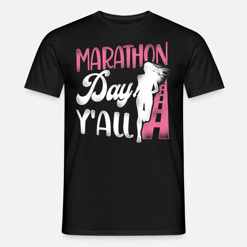 Running Runner Half Marathon - Men’s T-shirt - black
