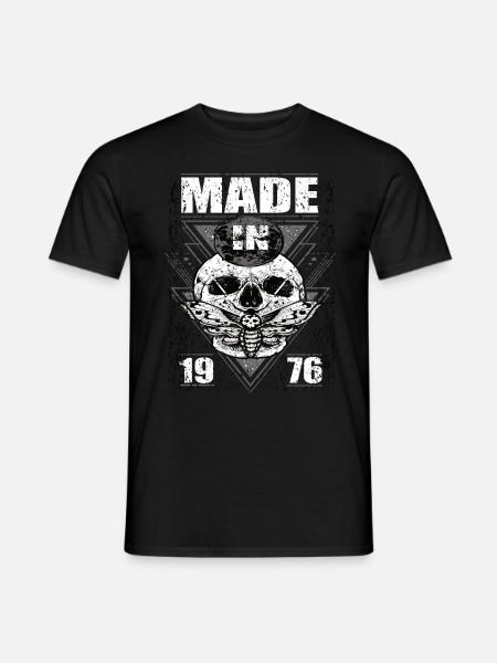 Made in 1976 Vintage Retro Limited Edition - Männer T-Shirt - Schwarz