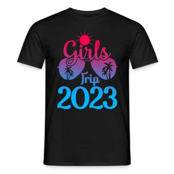 Girls Trip 2023 - Männer T-Shirt - Schwarz - Vorne - AI Model Male 178 light (178cm)