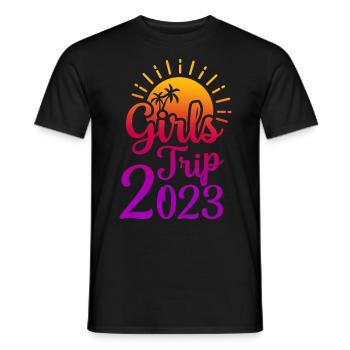 Girls Trip 2023 - Männer T-Shirt - Schwarz - Vorne - AI Model Male 178 light (178cm)