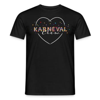 Karneval Fasching Kostümersatz Karnevalfan - Männer T-Shirt - Schwarz - Vorne - AI Model Male 178 light (178cm)