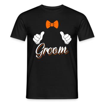 Jungesellenabschied Männer Bräutigam Hochzeit - Männer T-Shirt - Schwarz - Vorne - AI Model Male 178 light (178cm)