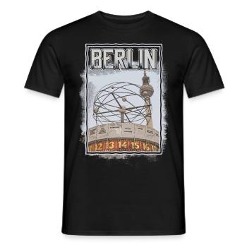 Berlin Deutschland Stadt Skyline Heimat Liebe - Männer T-Shirt - Schwarz - Vorne - AI Model Male 178 light (178cm)