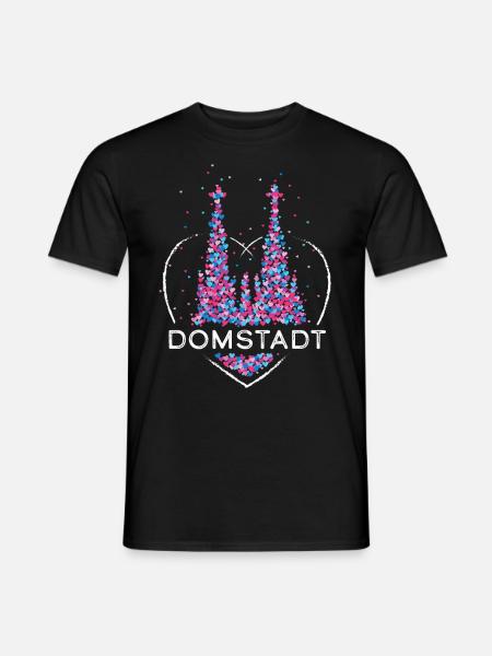 Köln Kölner Dom Domstadt Karneval Fastelovend - Männer T-Shirt - Schwarz