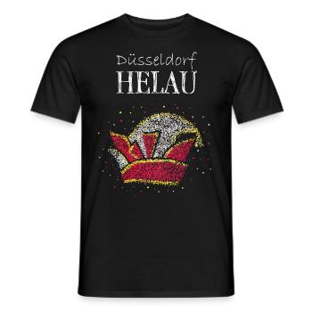Narr Jeck Helau Düsseldorfer Karneval Kostümersatz - Männer T-Shirt - Schwarz - Vorne - AI Model Male 178 light (178cm)