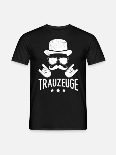 Trauzeuge Mann Hochzeit - Männer T-Shirt - Schwarz