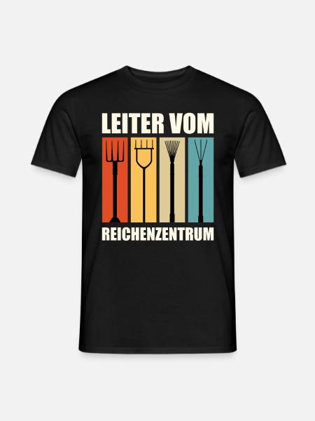 Leiter vom Rechenzentrum - Männer T-Shirt - Schwarz