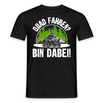 Quad ATV Offroad Quadfahrer - Männer T-Shirt - Schwarz - Vorne - AI Model Male 178 light (178cm)