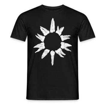 Teeth - Men's T-Shirt - black - Front - AI Model Male 178 light (178cm)