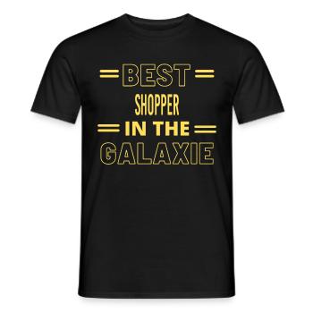 Best Ever IN THE GALAXIE SHOPPER - Men's T-Shirt - black - Front - AI Model Male 178 light (178cm)