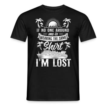 Cruise Ship Vacation Friends - Men's T-Shirt - black - Front - AI Model Male 178 light (178cm)