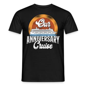Croisière Vacances Mari Femme - T-shirt homme - noir - Devant - AI Model Male 178 light (178cm)