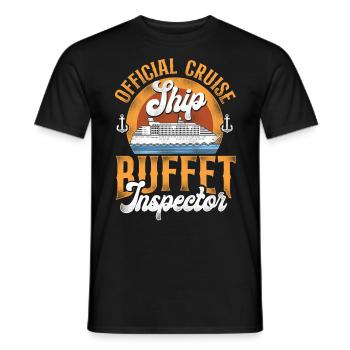 Cruise Ship Vacation Vintage - Männer T-Shirt - Schwarz - Vorne - AI Model Male 178 light (178cm)