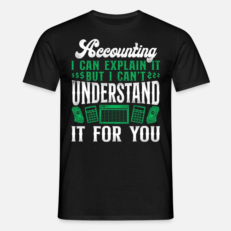 Comptable Comptable Comptable Comptabilité - T-shirt Homme - noir