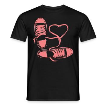 Schuh Schuhe Sportschuh Halbschuhe Sneaker - Männer T-Shirt - Schwarz - Vorne - AI Model Male 178 light (178cm)
