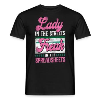 Comptable Comptable Comptable Comptabilité - T-shirt homme - noir - Devant - AI Model Male 178 light (178cm)