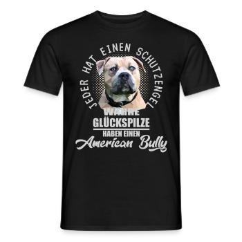 American Bully Farbe - Männer T-Shirt - Schwarz - Vorne - AI Model Male 178 light (178cm)