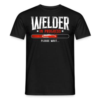 Welder Welding Apprentice Vintage - Männer T-Shirt - Schwarz - Vorne - AI Model Male 178 light (178cm)