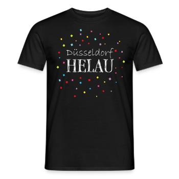 Düsseldorf Konfetti Karneval Fasching Kostümersatz - Männer T-Shirt - Schwarz - Vorne - AI Model Male 178 light (178cm)