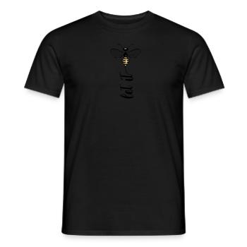 Laissez-le s’abeille - T-shirt homme - noir - Devant - AI Model Male 178 light (178cm)