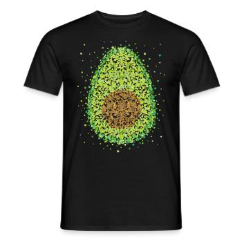 Avocado Costume Replacement Carnival Carnival Gift - Men's T-Shirt - black - Front - AI Model Male 178 light (178cm)