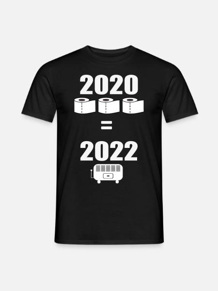 Klopapier 2020 - Elektroheizung Winter 2022 - Männer T-Shirt - Schwarz